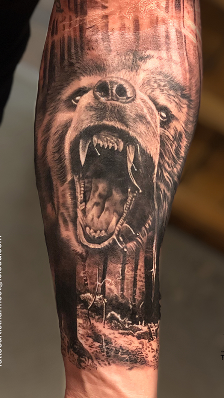 Realism Middle tattoo 1