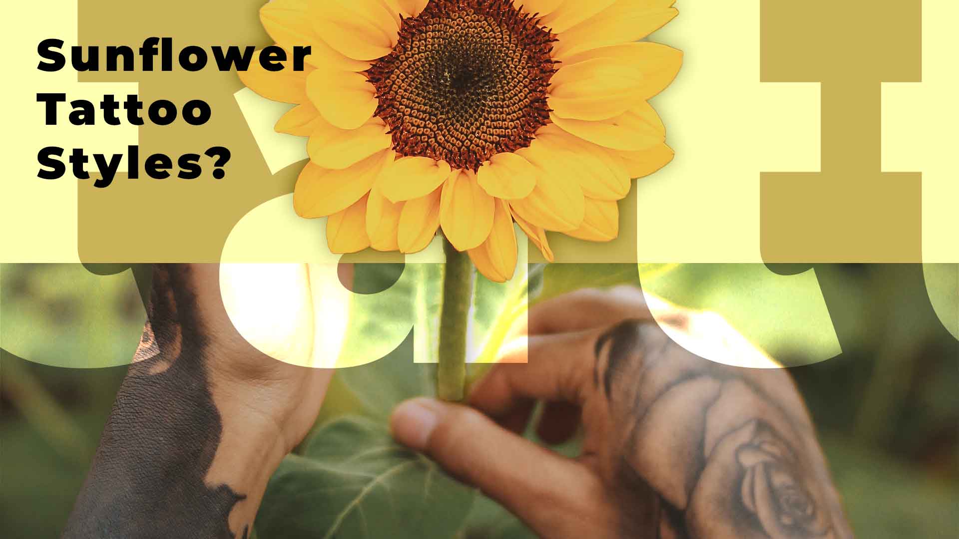 3. Sunflower Tattoo Styles