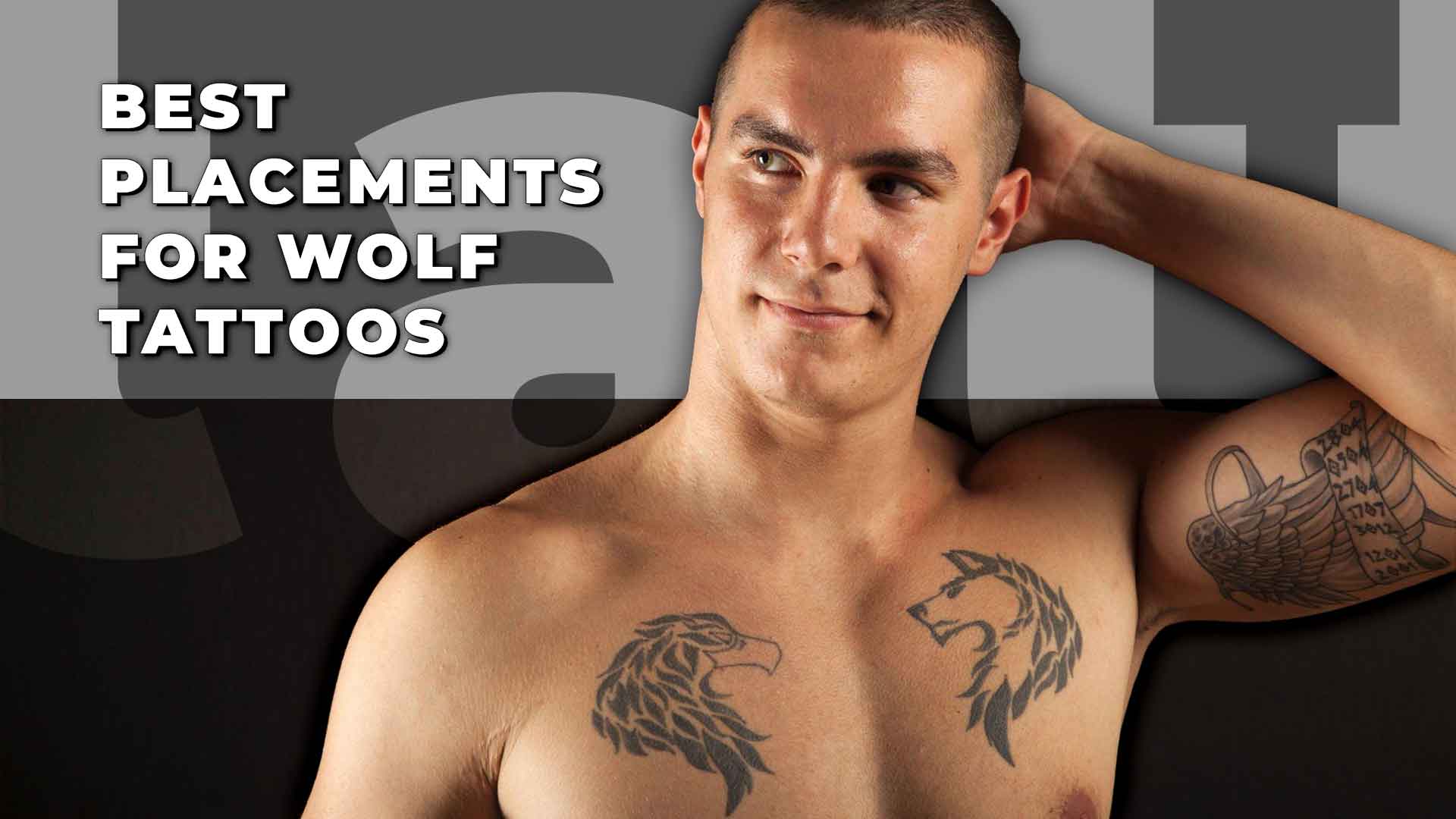 Wolf Art set of 2 Temporary Tattoo - Etsy