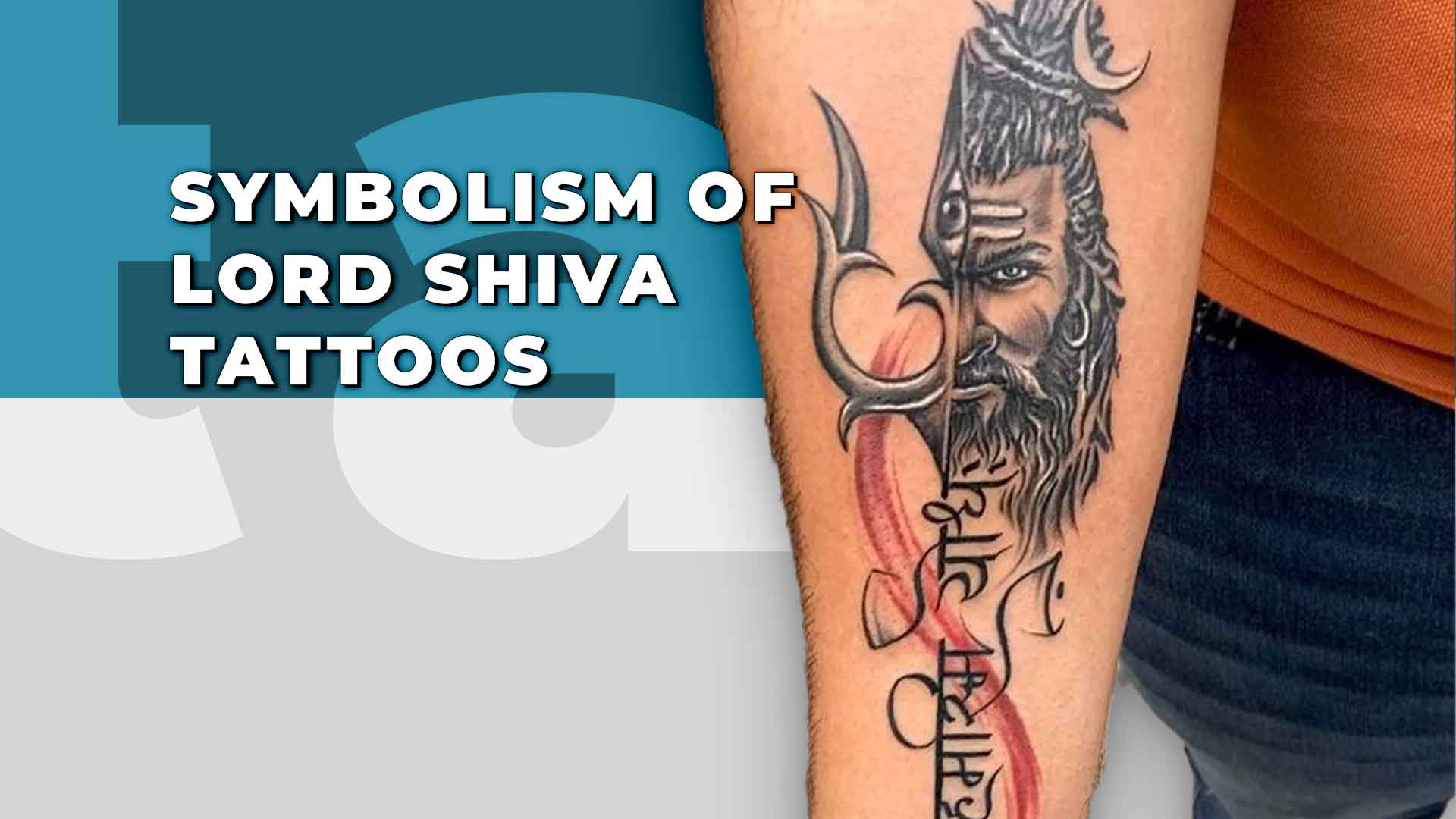 Mukesh Waghela expertise in creating Lord Shiva tattoos -