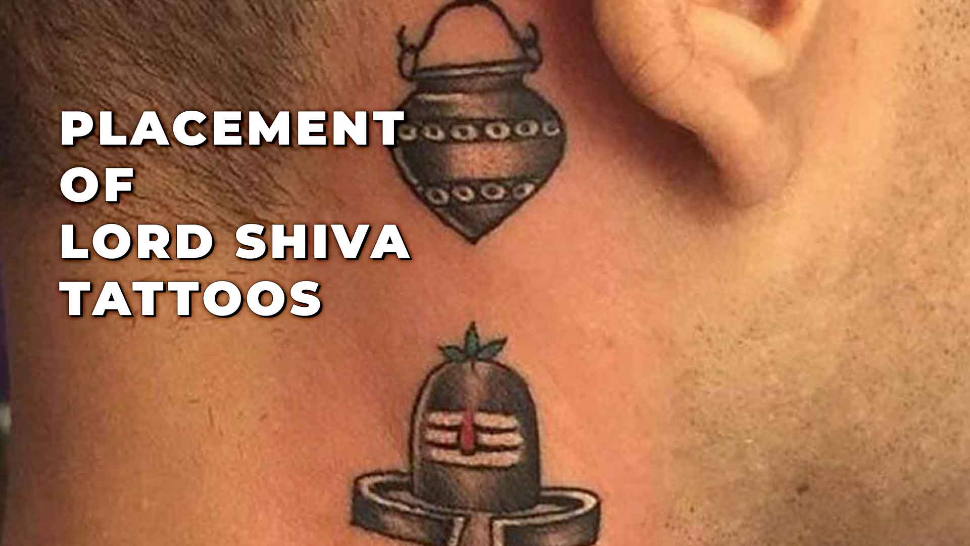 Shiva tattoo Black and White Stock Photos & Images - Alamy