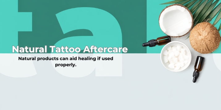 Natural and alternative products for tattoo aftercare