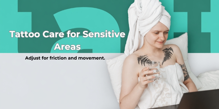 How to care for tattoos on sensitive body areas