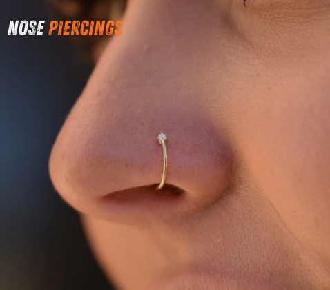 Nose piercings at Hardwork Tattoo Brampton