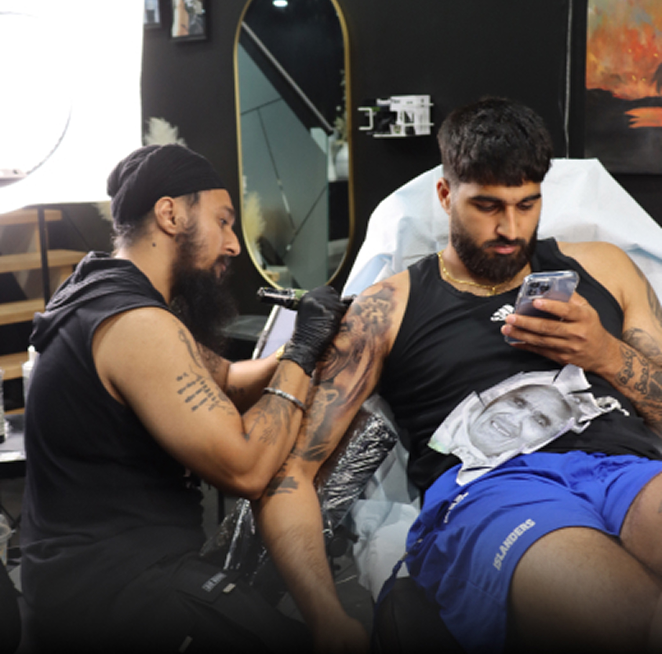 Tattoo aftercare at Hardwork Tattoos Brampton