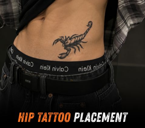 Hip Tattoo Placement