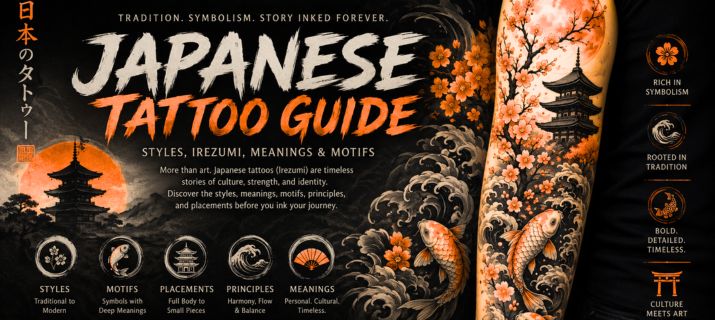 Japanese Tattoo Guide: Styles, Irezumi, Meanings & Motifs